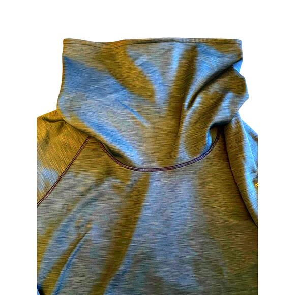 Ascend Teal Pro-Knit Funnel Cowl Neck Winter Sweatshirt Large - Picture 7 of 9